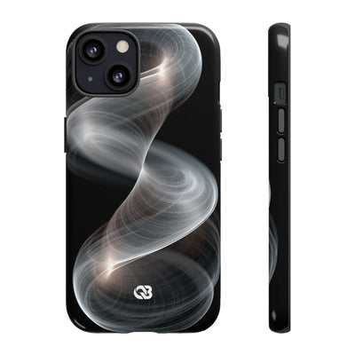 Luminous Vortex · Tough Phone Case for iPhone · Black