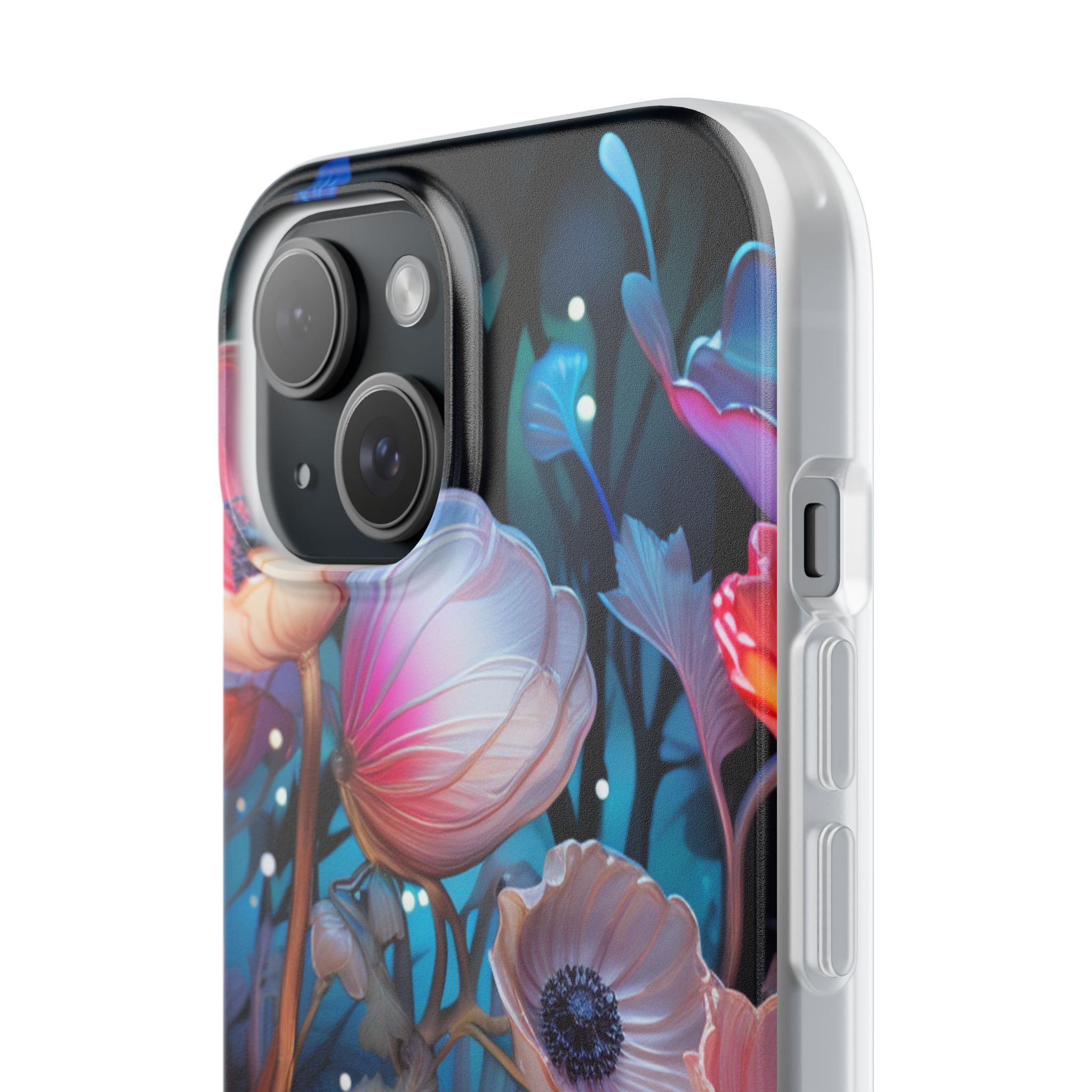 Luminous Poppy Glade · Soft Coque de téléphone pour iPhone