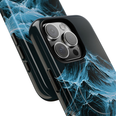 Nordic Frost Peak · Tough 2.0 Magnetic Phone Case for iPhone · Blue
