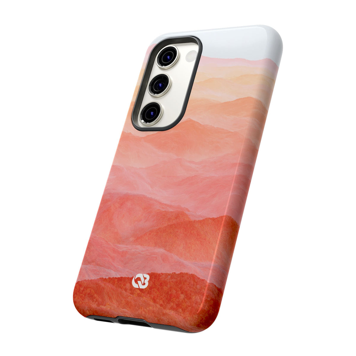 Alpenglow Ridge Vista · Tough Phone Case for Samsung · Orange