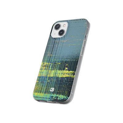 Acid Raster Circuit · Lite Phone Case for iPhone ·  Teal