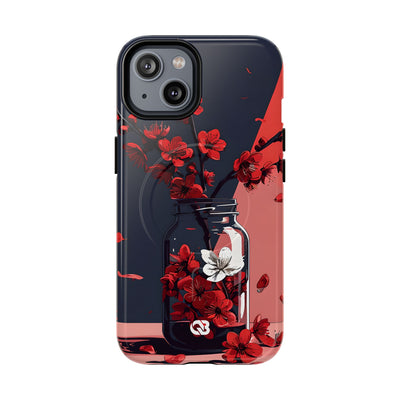 Crimson Blossom Jar · Tough+ Phone Case for iPhone · Magsafe