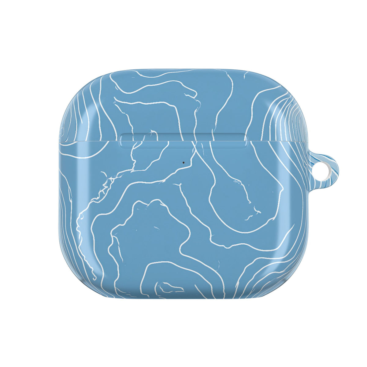 Glacial Basin Topo · Hard Case for AirPods & AirPods Pro · Blue