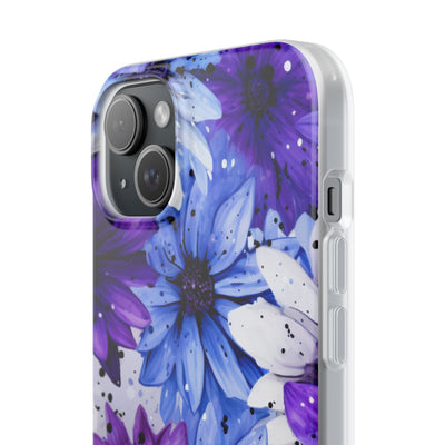 Ink Splatter Blooms · Soft Coque de téléphone pour iPhone