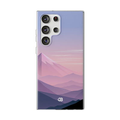 Purple Lite Phone Case for Samsung - Lavender Alpine Dawn