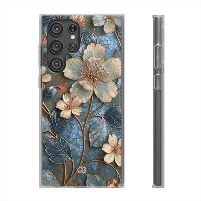 Gilded Blossom Reverie · Lite Phone Case for Samsung · Teal