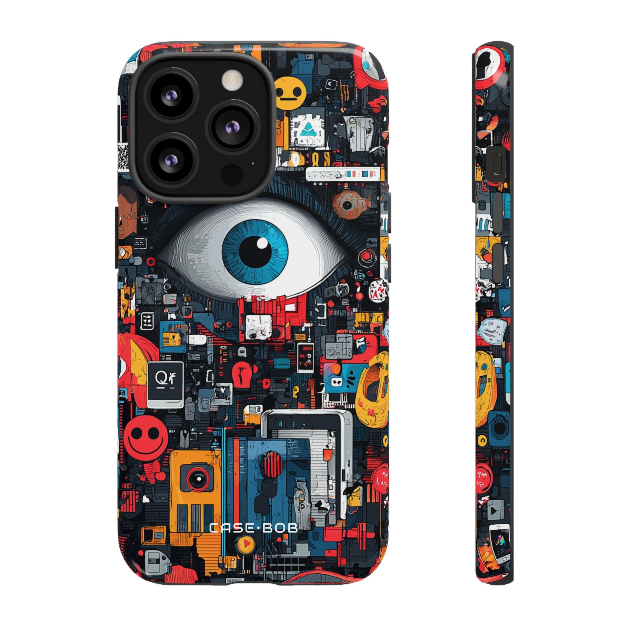 Digital Eye Blue iPhone 13 Pro Case - Tough