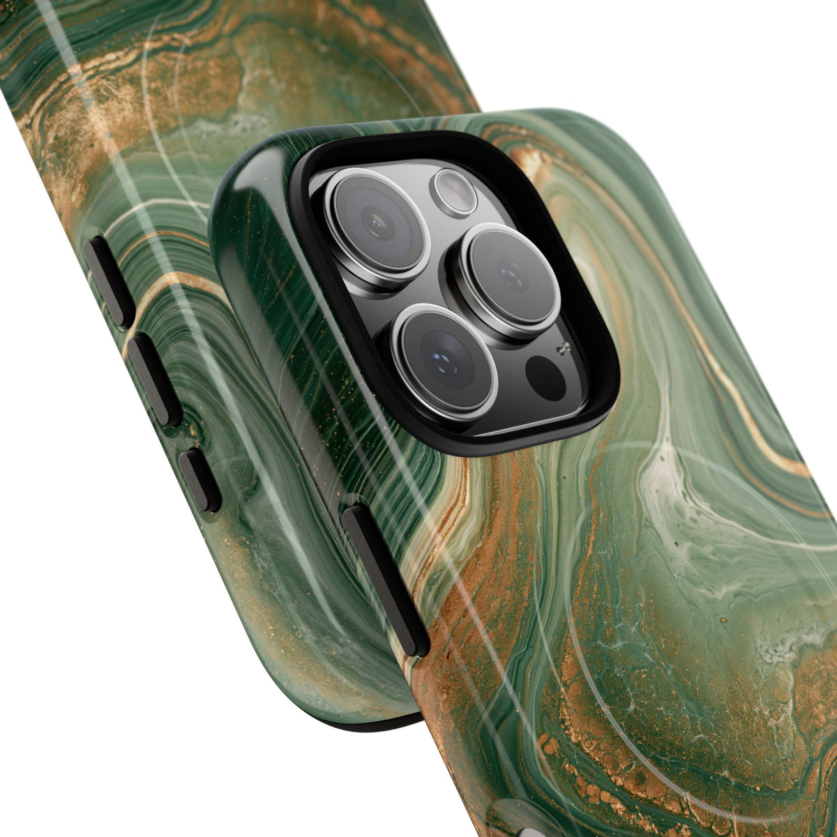Jade Suminagashi · Tough 2.0 Magnetic Phone Case for iPhone · Green