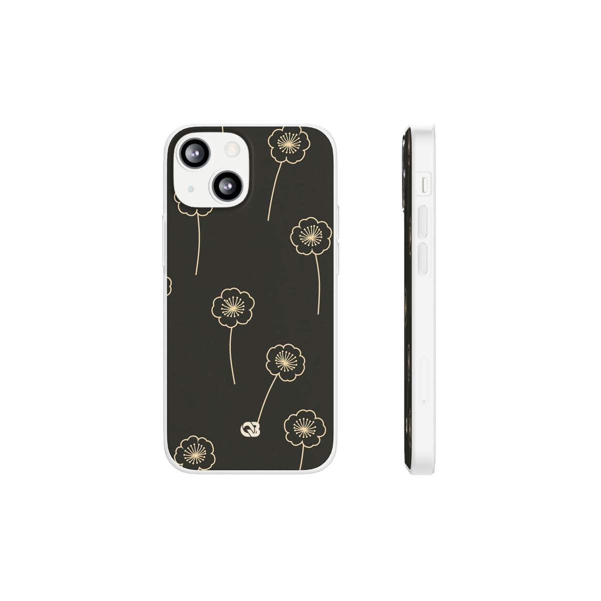 Nocturne Bloom Contours · Lite Phone Case for iPhone ·  Black