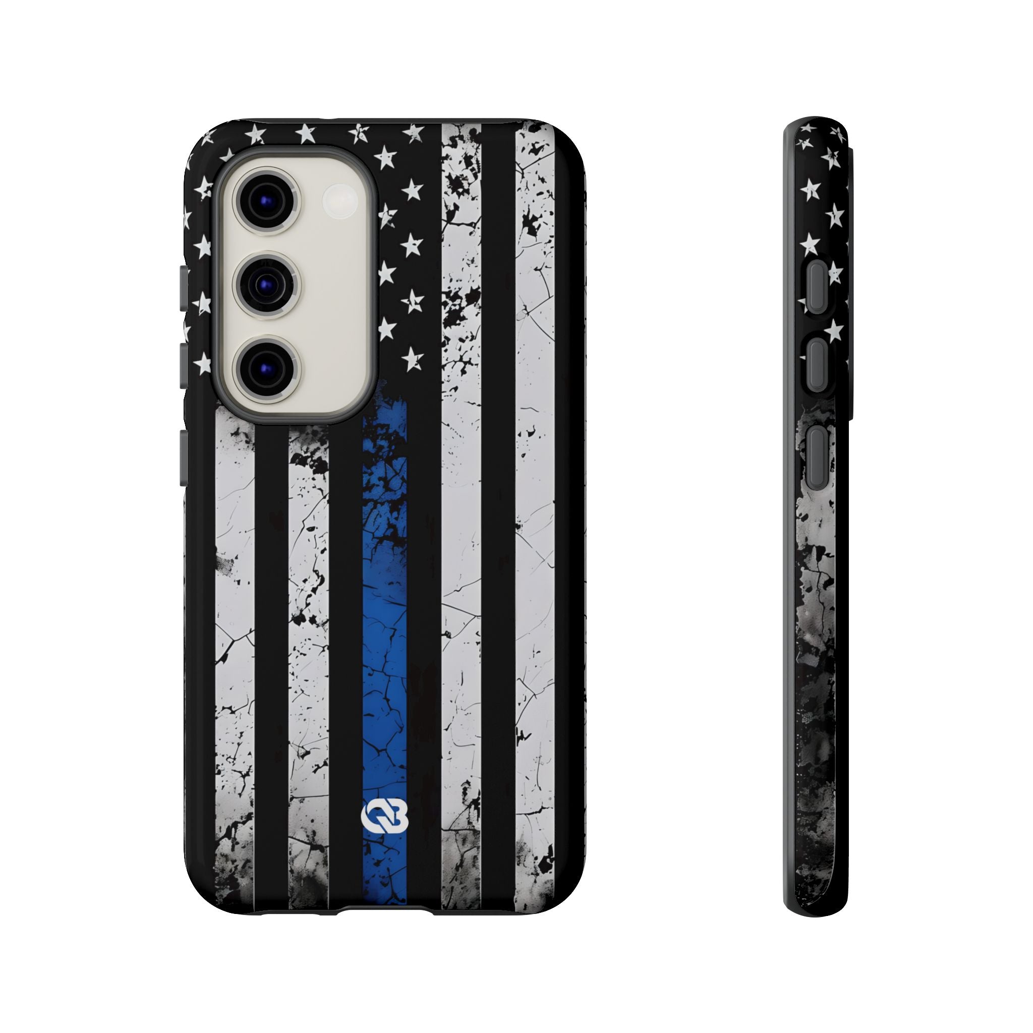 Gritty Cobalt Flag · Tough Handyhülle für Samsung