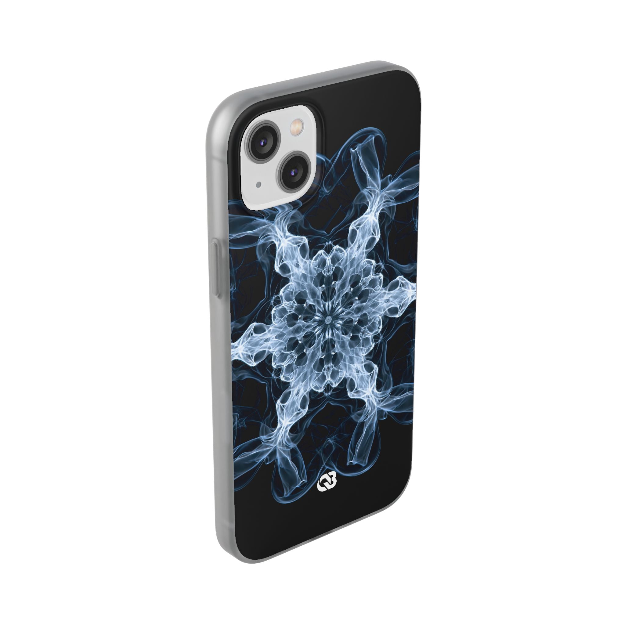 Blue Lite Phone Case for iPhone - Glacial Smoke Crown