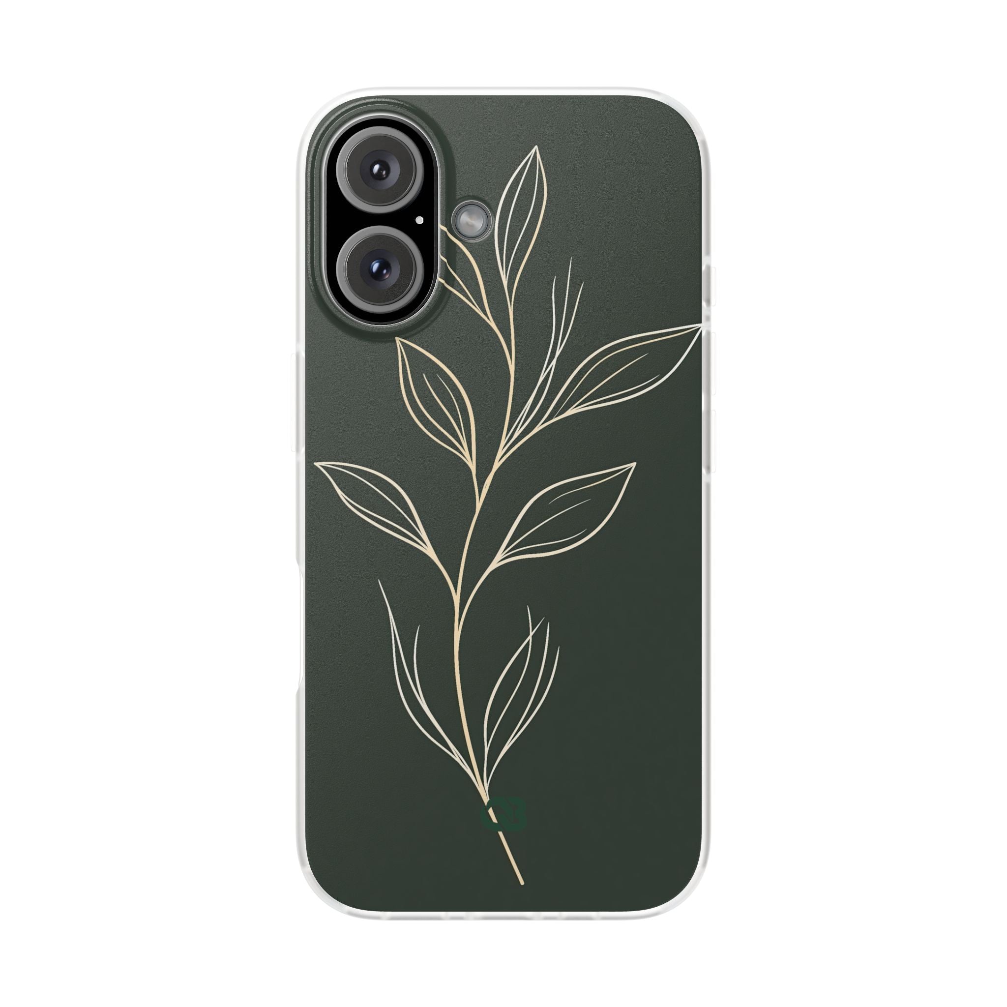 Green Lite Phone Case for iPhone - Deep Moss Willow
