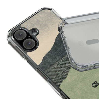 Sage Ridge Horizon · Clear Impact Magnetic Phone Case for iPhone ·  Green