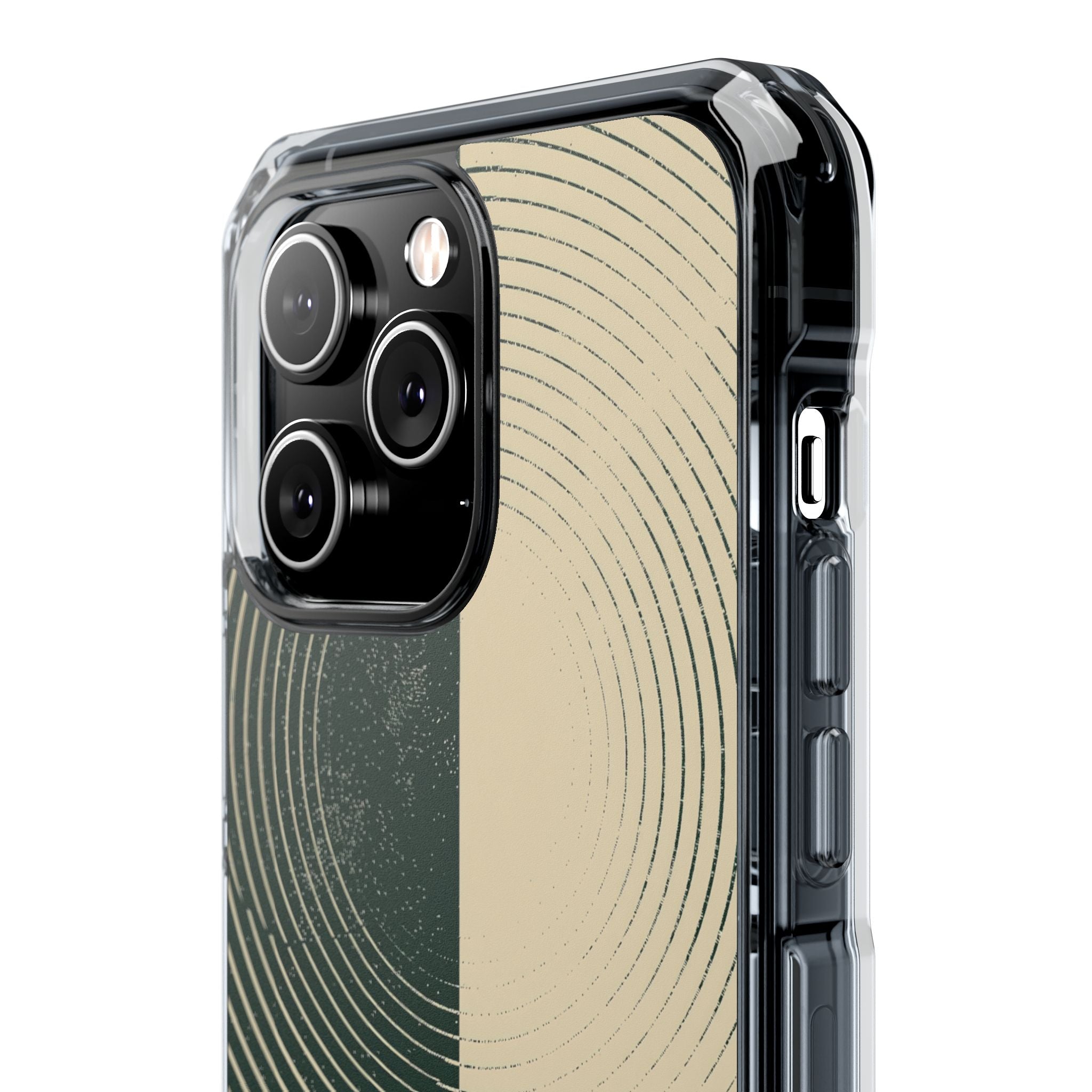 Green Impact MagSafe Phone Case for iPhone - Evergreen Split Grain