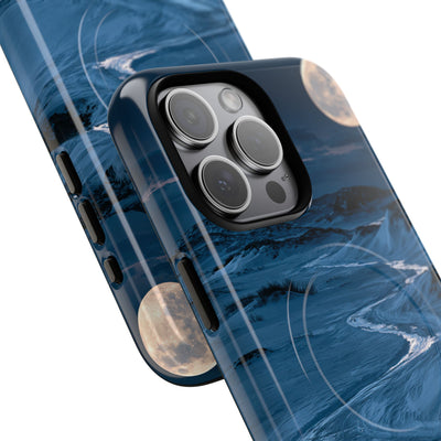 Arctic Moon Drift · Tough 2.0 Magnetic Phone Case for iPhone · Blue