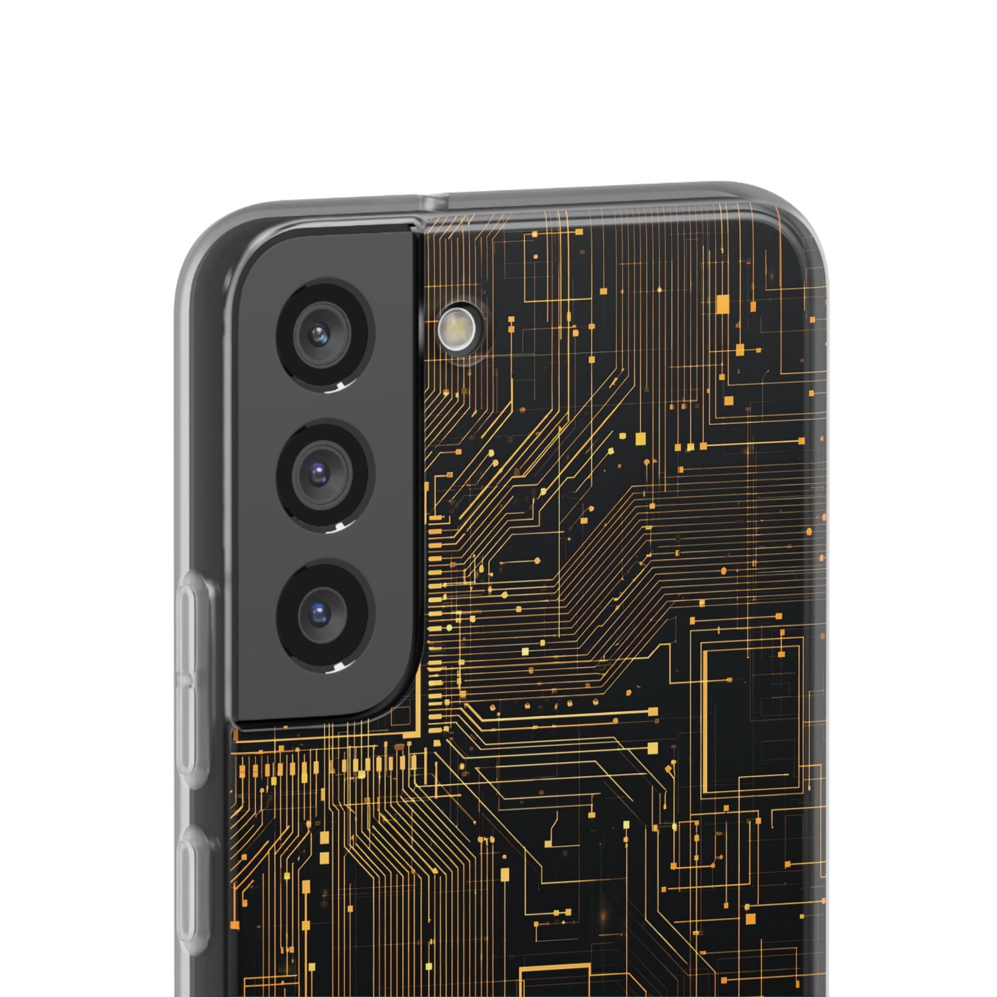 Gold Lite Phone Case for Samsung - Amber Core Mainframe