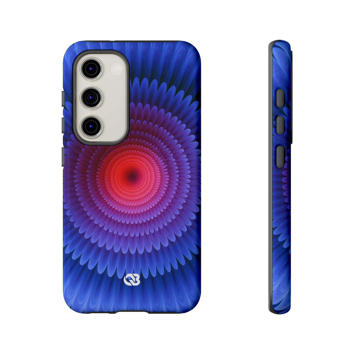 Radial Spectrum Bloom · Tough Phone Case for Samsung · Blue