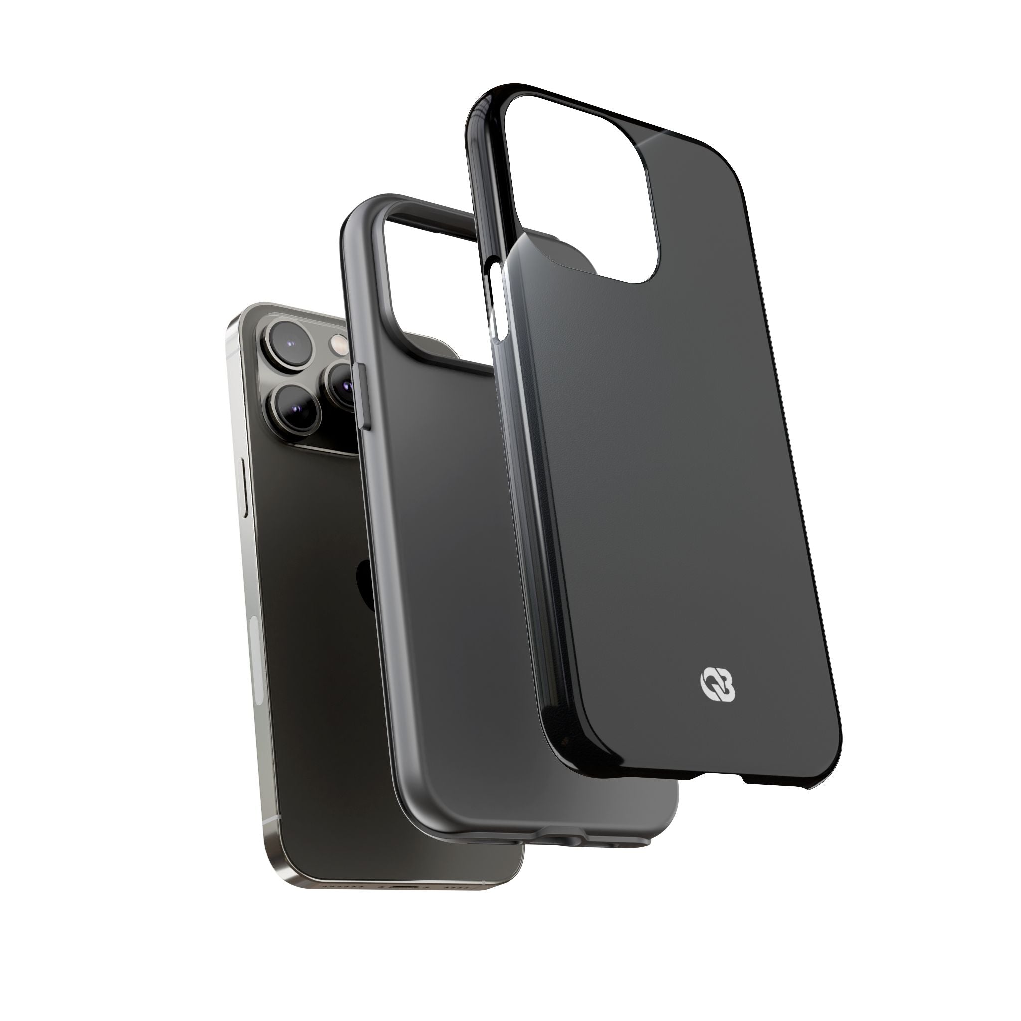 Black Tough Phone Case for iPhone - Obsidian Lunar Arch