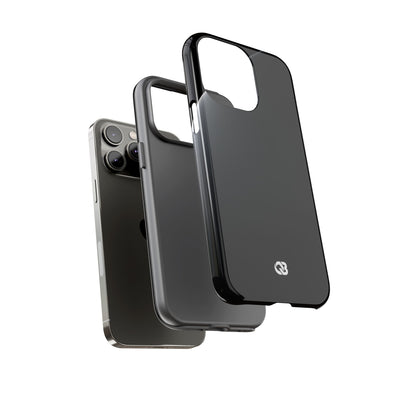 Black Tough Phone Case for iPhone - Obsidian Lunar Arch