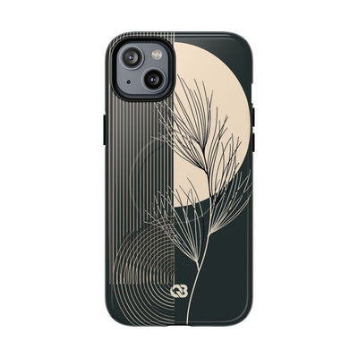 Black Tough 2.0 Magsafe Phone Case for iPhone - Obsidian Sand Willow