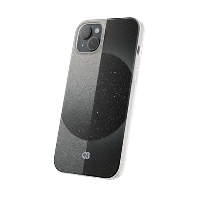 Black Lite Phone Case for iPhone - Lunar Static Orbit