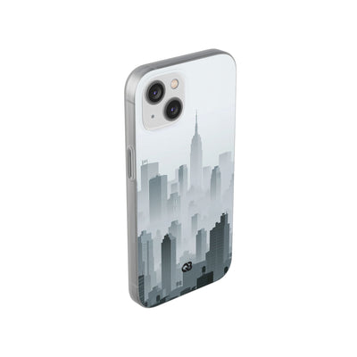 Grey Lite Phone Case for iPhone - Steel Mist Skyline