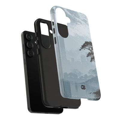 Grey Tough Phone Case for Samsung - Steel Slate Zen