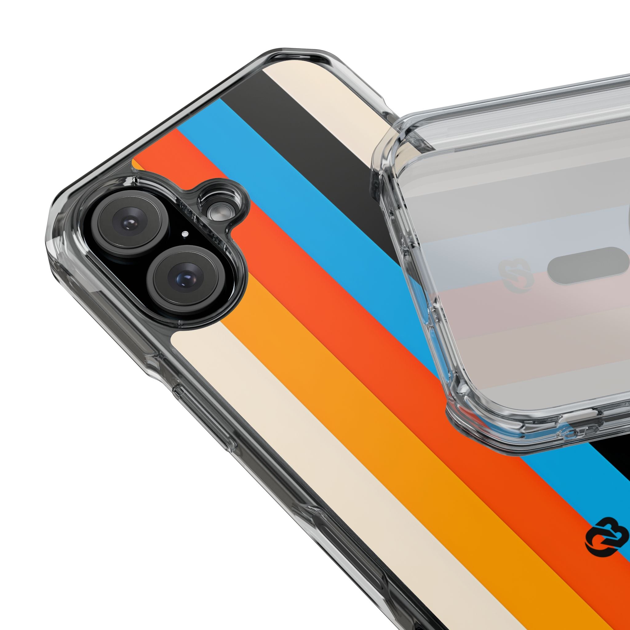 Retro Racing Stripes · Impact Custodia per iPhone · Magsafe