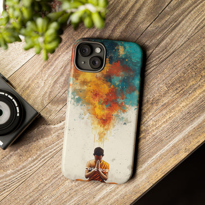 Meditative Glow iPhone 15 Plus Case - Tough