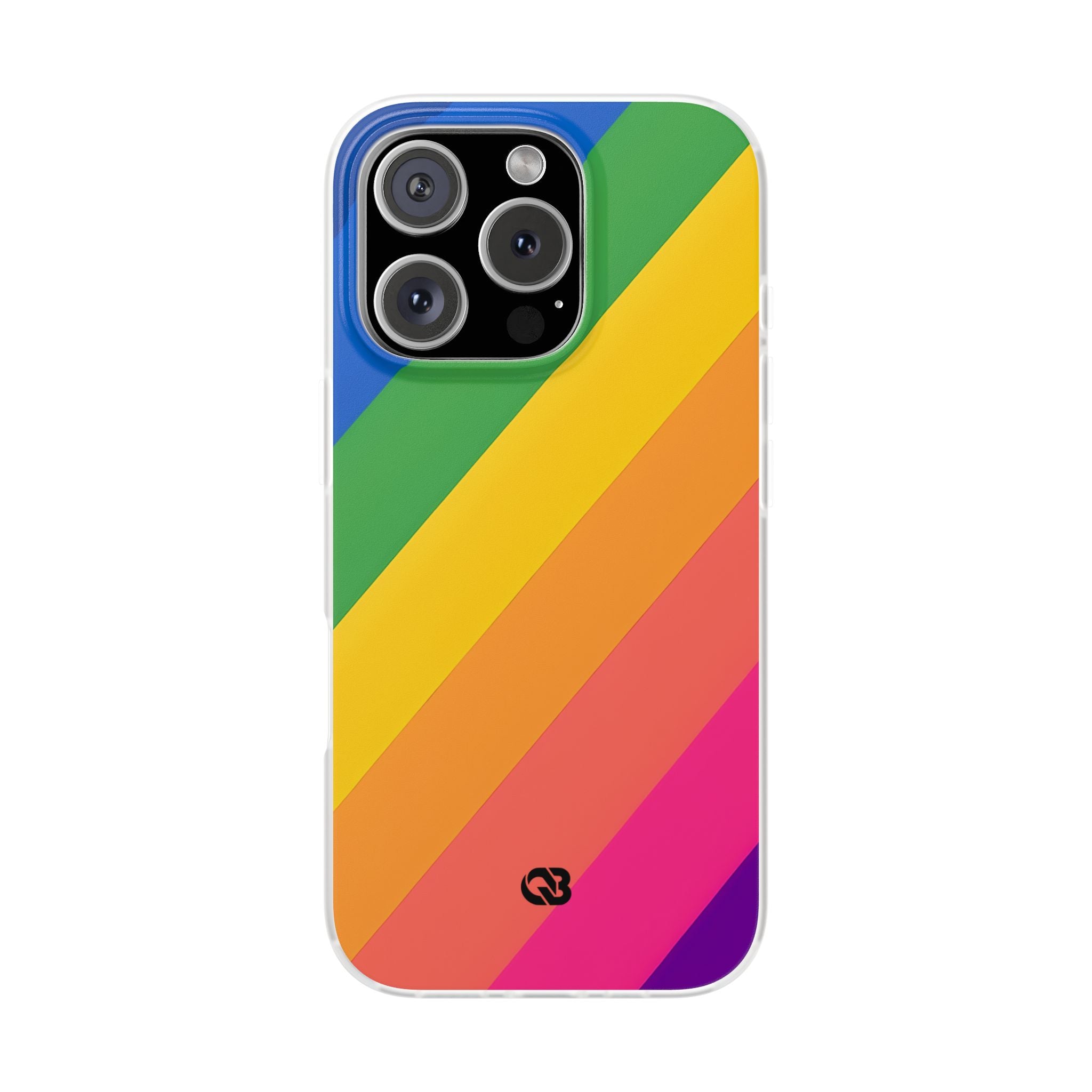 Vibrant Spectrum Slope · Soft Phone Case for iPhone