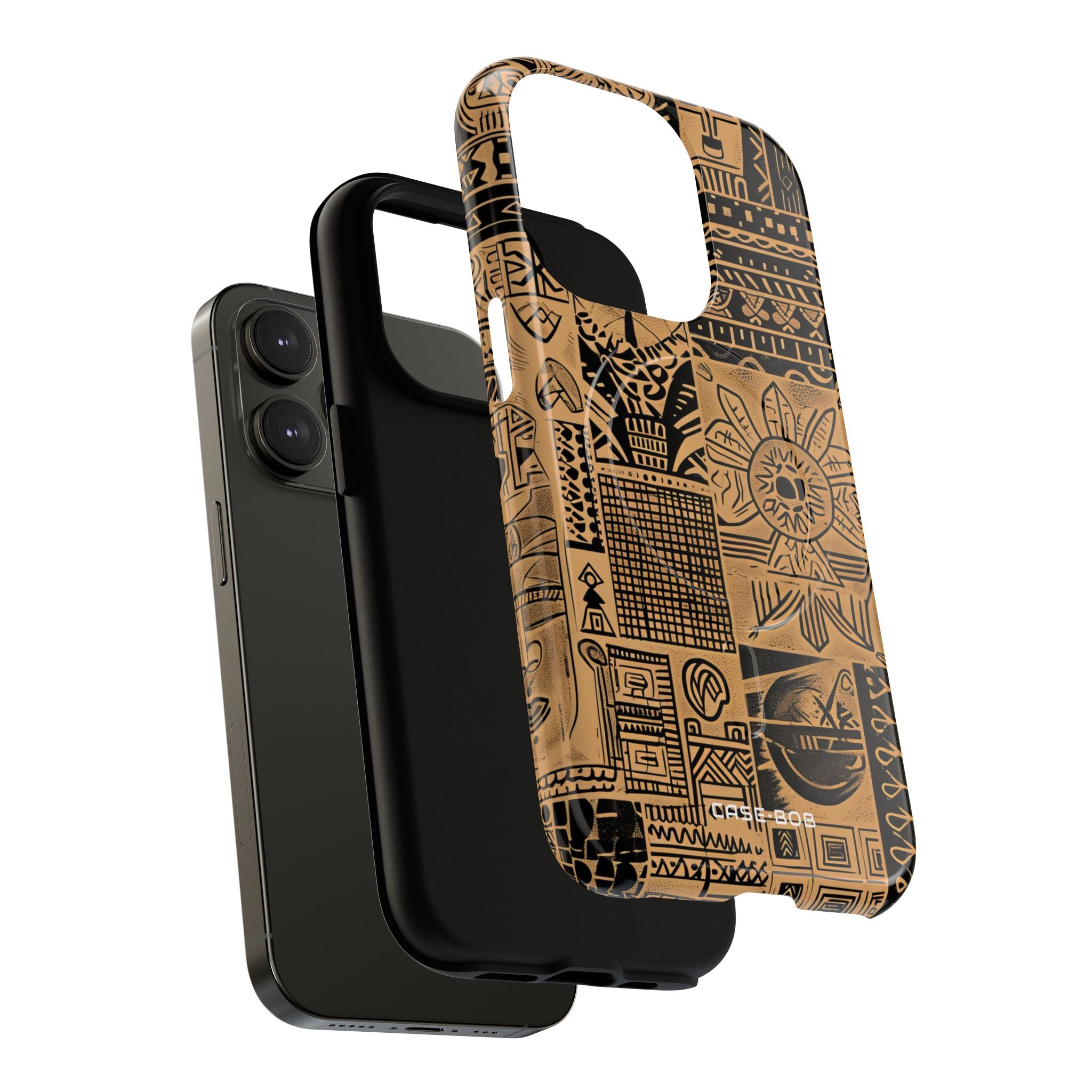 Tribal Faces iPhone 14 Pro Case - Tough+