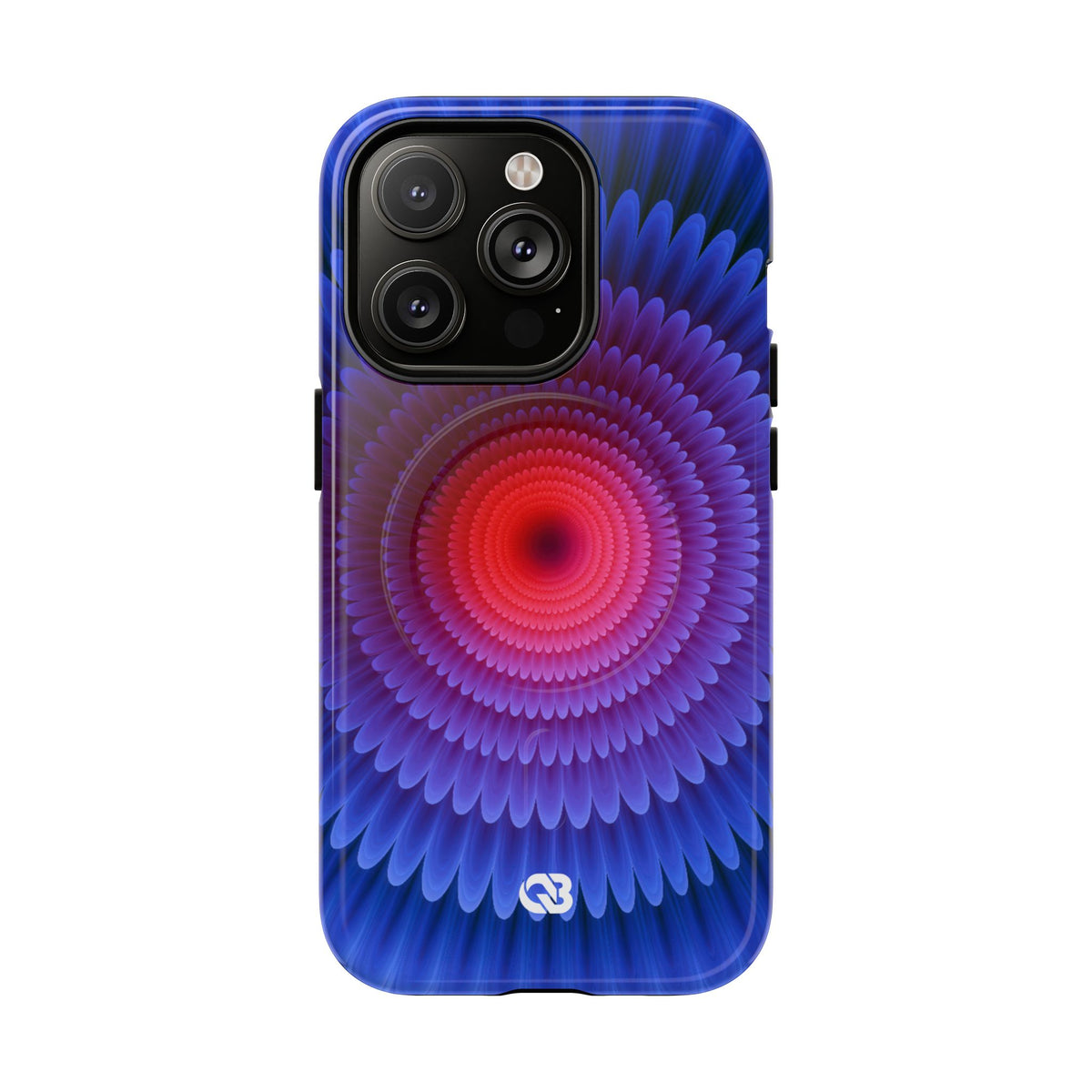 Radial Spectrum Bloom · Tough 2.0 Magnetic Phone Case for iPhone · Blue