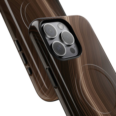 Brown Tough 2.0 Magsafe Phone Case for iPhone - Bronzed Canyon Relief