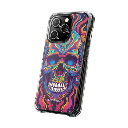 Flaming Skull iPhone 14 Pro Cover - Impact