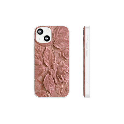 Blush Rose Relief · Lite Phone Case for iPhone ·  Pink