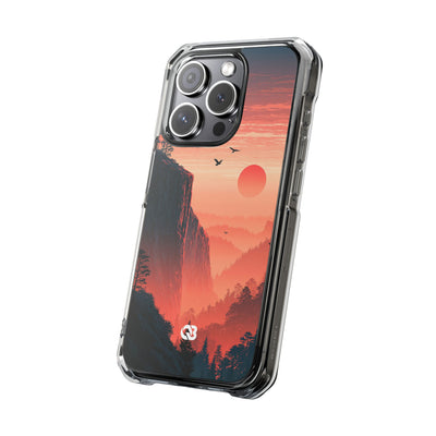 Orange Impact MagSafe Phone Case for iPhone - Crimson Ridge Flight