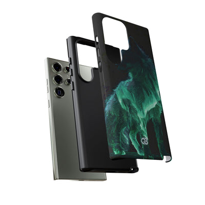 Nordic Aurora Fox · Tough Phone Case for Samsung · Teal