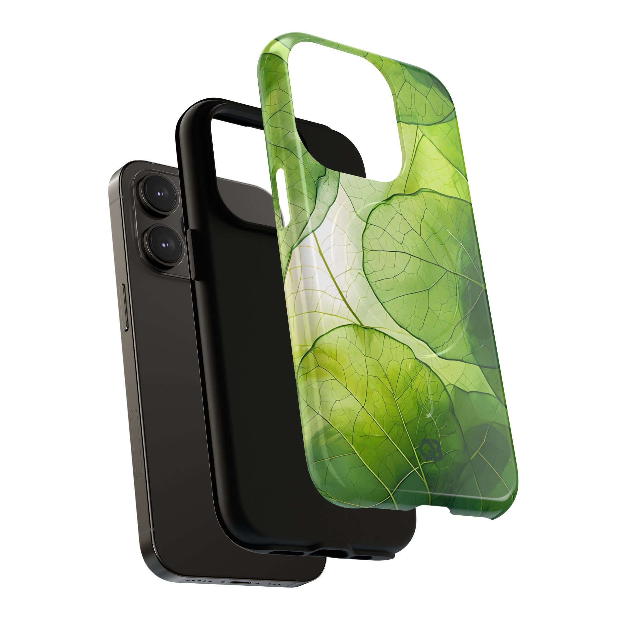 Emerald Leaf Veins · Tough+ Magsafe