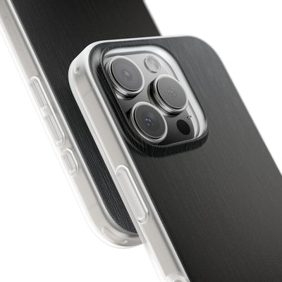 Black Lite Phone Case for iPhone - Brushed Obsidian Slate