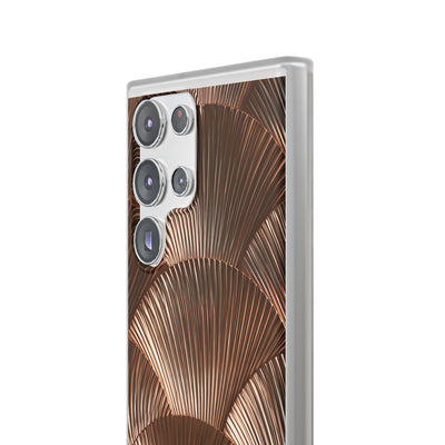 Rose Gilded Fan · Lite Phone Case for Samsung · Gold