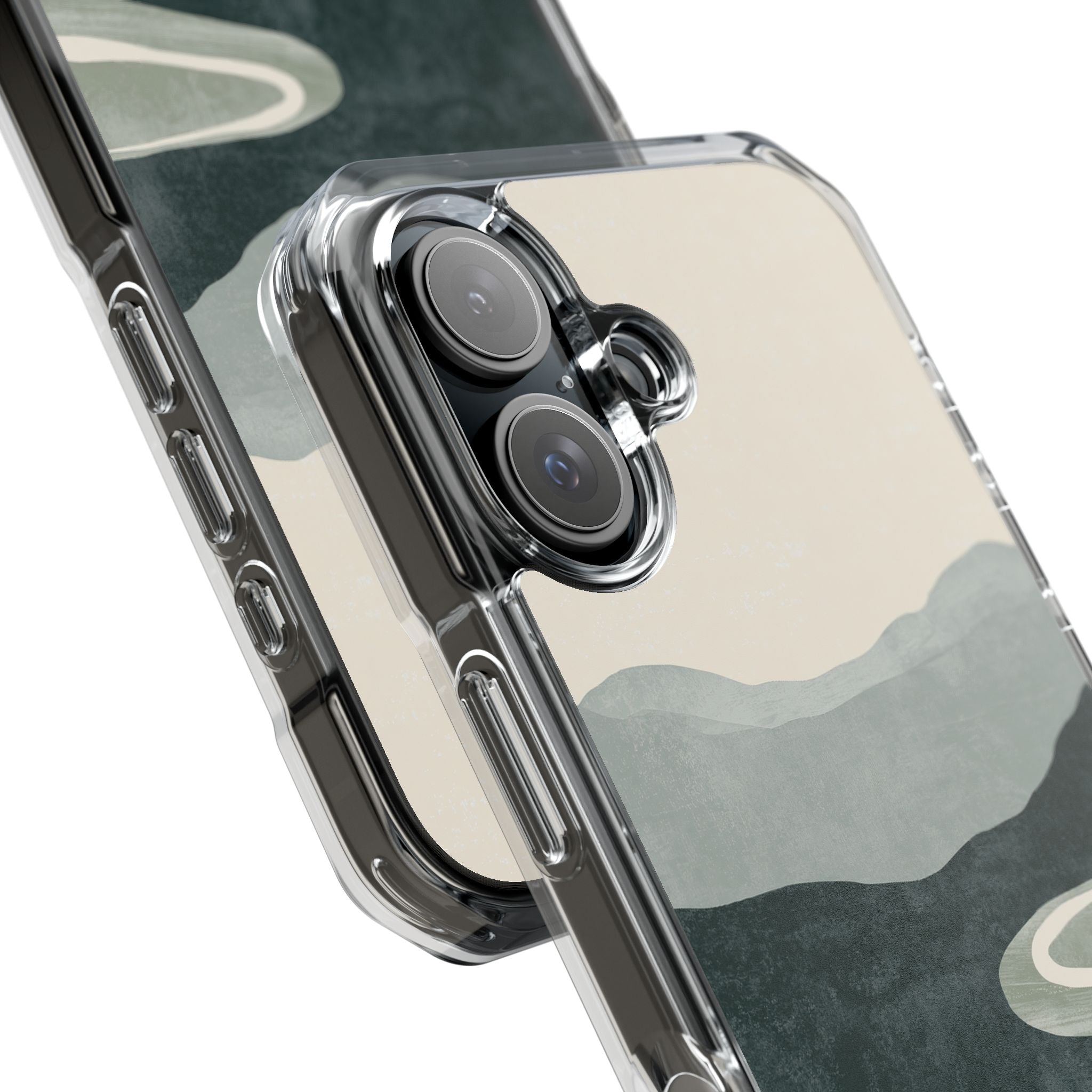 Green Impact MagSafe Phone Case for iPhone - Misty Sage Valley