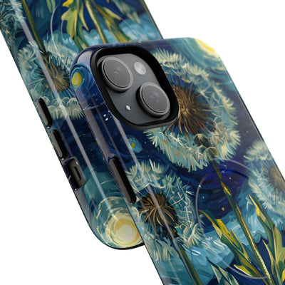 Starry Dandelion Swirl · Tough+ Coque de téléphone pour iPhone · Magsafe