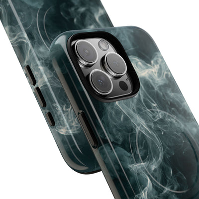 Luminescent Vapor Drift · Tough 2.0 Magnetic Phone Case for iPhone · Teal