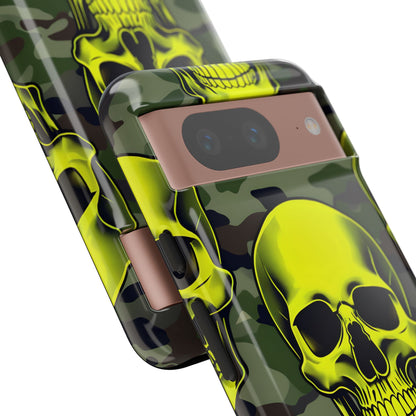 Neon Skull Camo Google Pixel 8 -kotelo - Tough