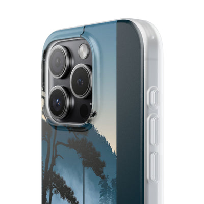 Blue Lite Phone Case for iPhone - Kyoto Mist Pine