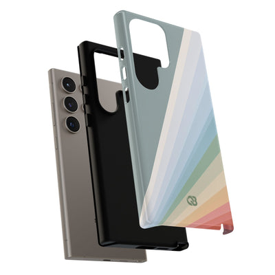 Green Tough Phone Case for Samsung - Sage Prism Beam