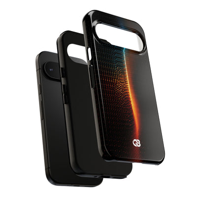 Luminous Refraction Grid · Tough Phone Case for Pixel ·  Black