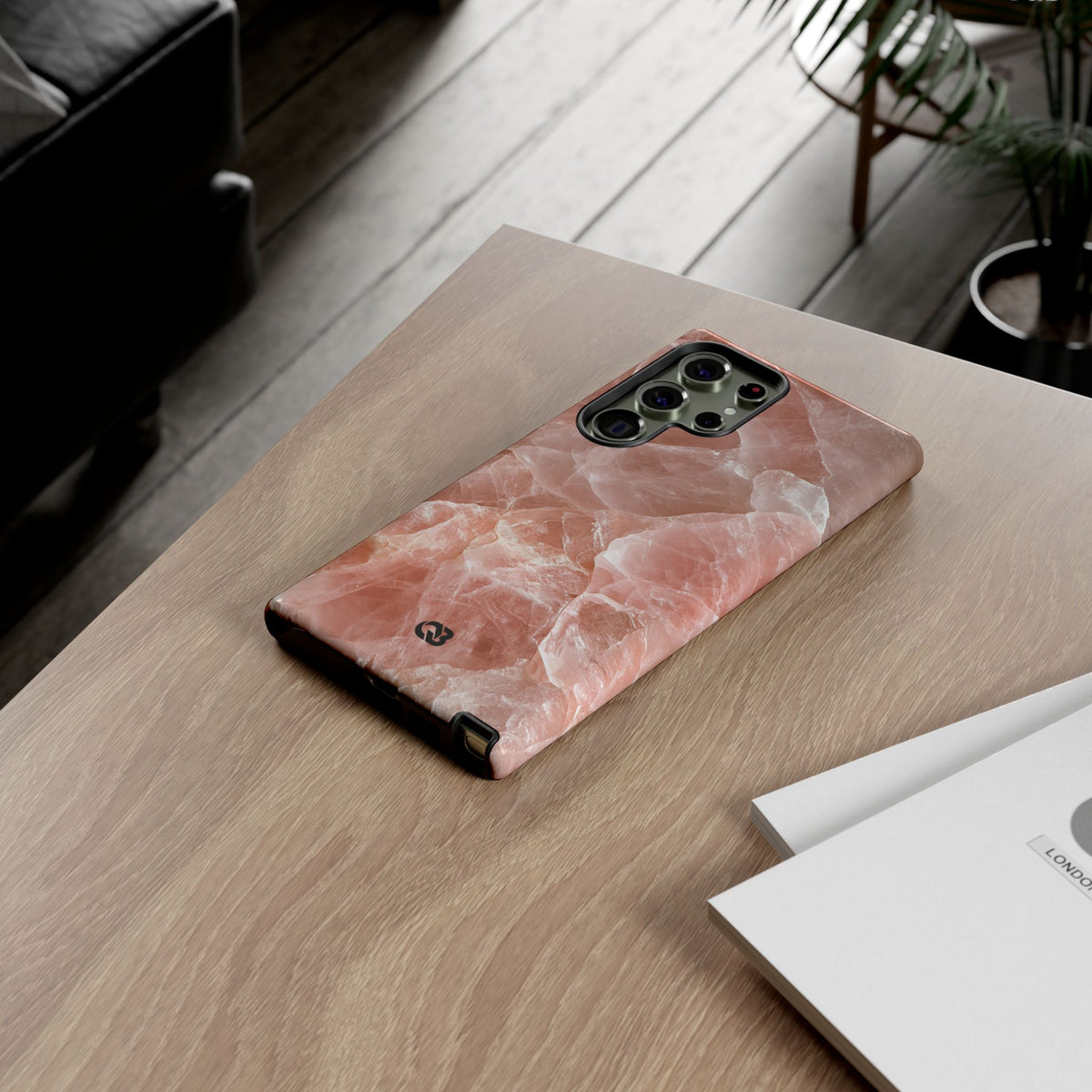 Rose Quartz Facet · Tough Phone Case for Samsung · Pink