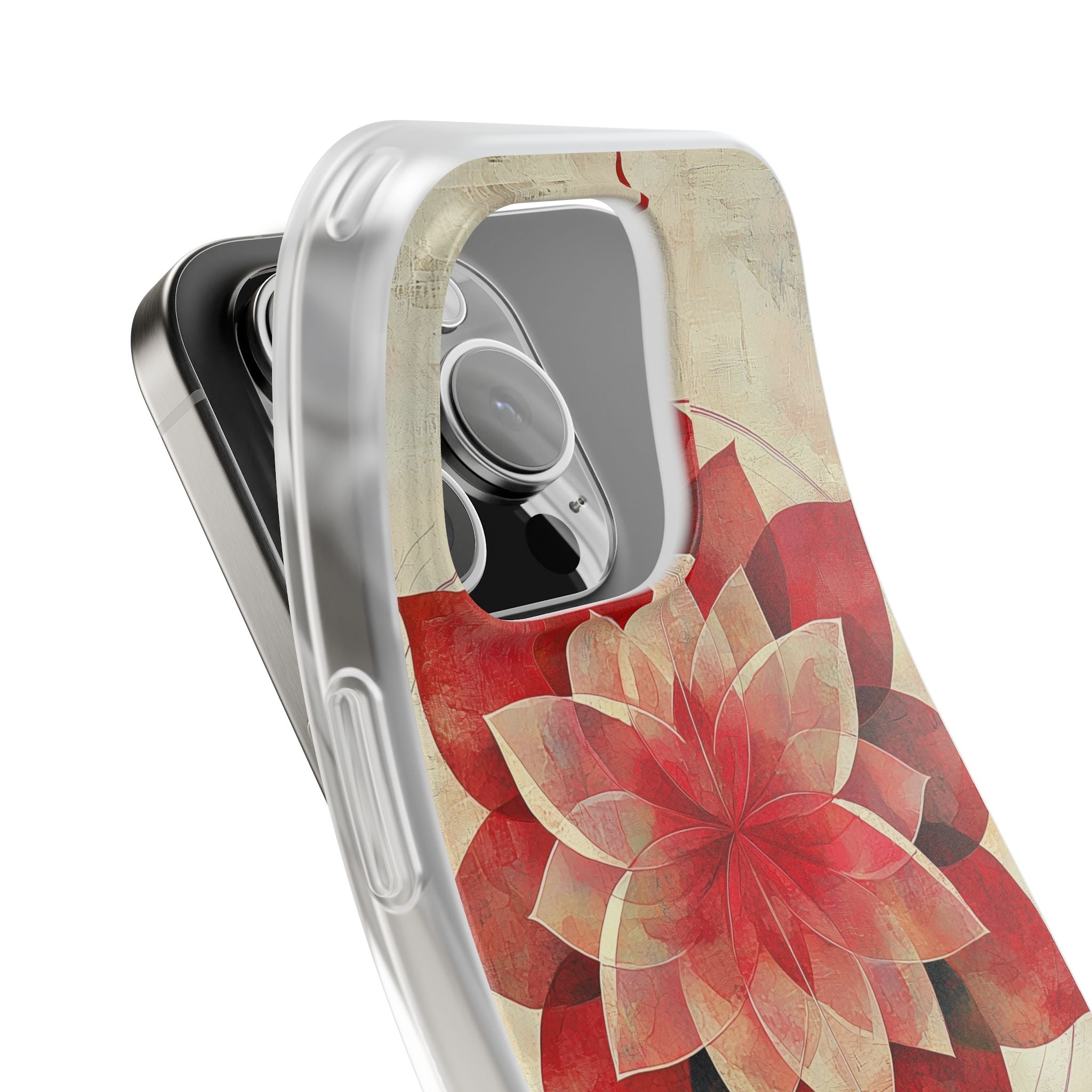 Crimson Petal Peak · Soft Phone Case for iPhone