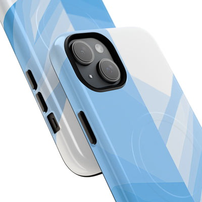 Blue Tough 2.0 Magsafe Phone Case for iPhone - Arctic Glacial Ridge